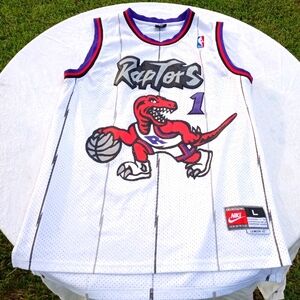 #1 Tracey McGrady Toronto Raptors NBA Authentic Home Game Jersey 🔥